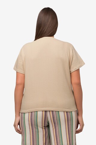 Ulla Popken Shirt  (GOTS) in Beige