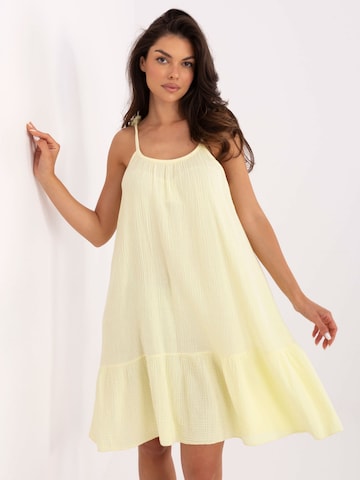 Madnezz House Kleid '12-1196.97' in Gelb: Vorderseite