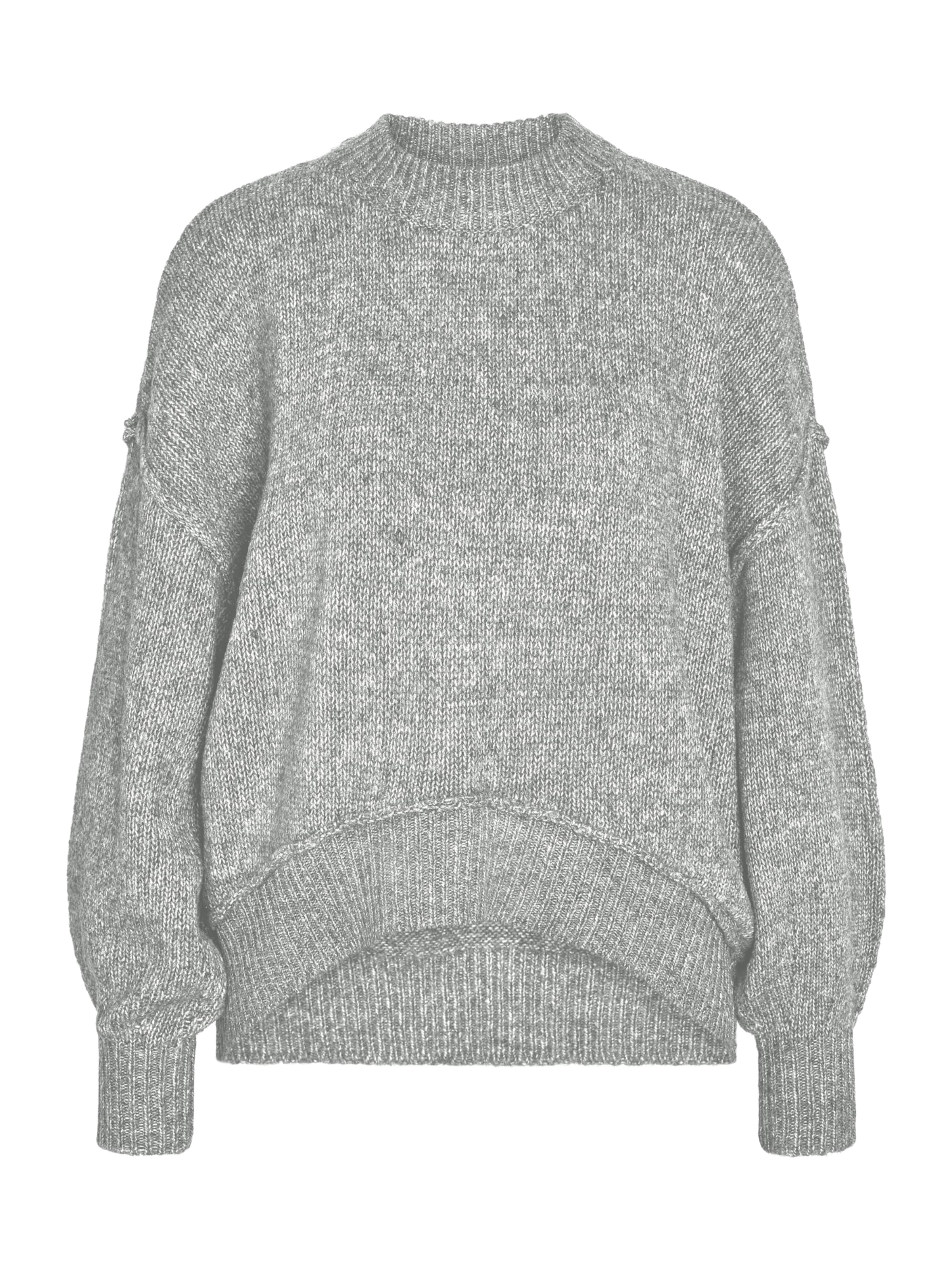 Noisy may Svetr 'NMLUISA' – šedá: přední strana