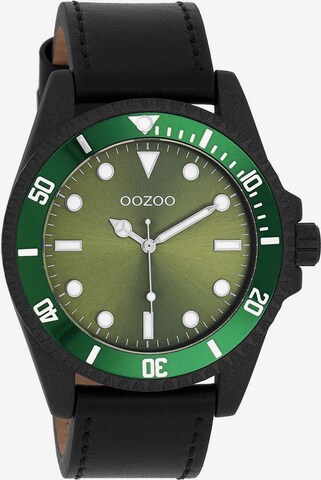 OOZOO Analog Watch in Green: front