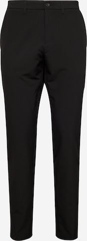 Pantalon chino 'Commuter' BOSS Green en noir : devant