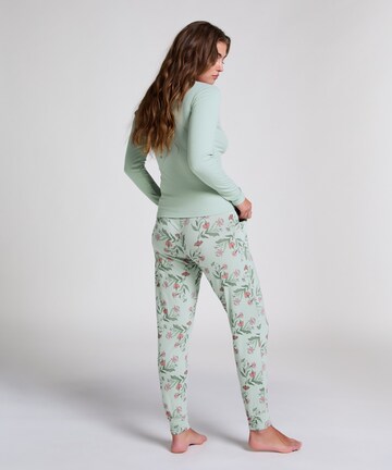 Hunkemöller Pyjamahose in Grün