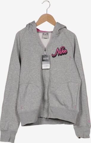 NIKE Sweatshirt & Zip-Up Hoodie in XL in Grey: front
