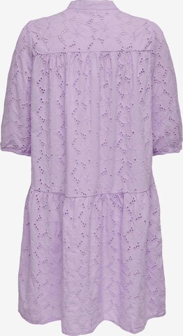 ONLY - Vestidos camiseiros 'Nyla' em roxo