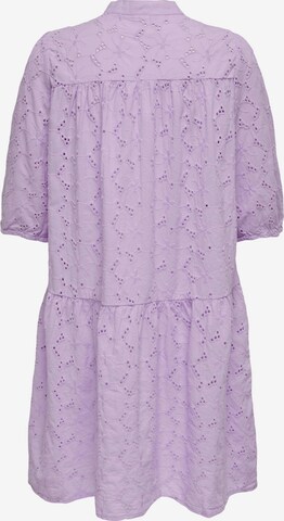 ONLY Shirt Dress 'Nyla' in Purple
