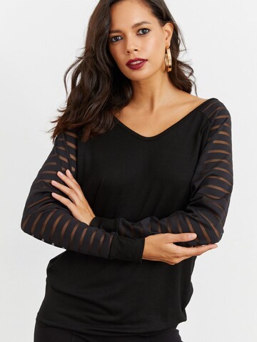 Cool & Sexy Shirt in Black: front