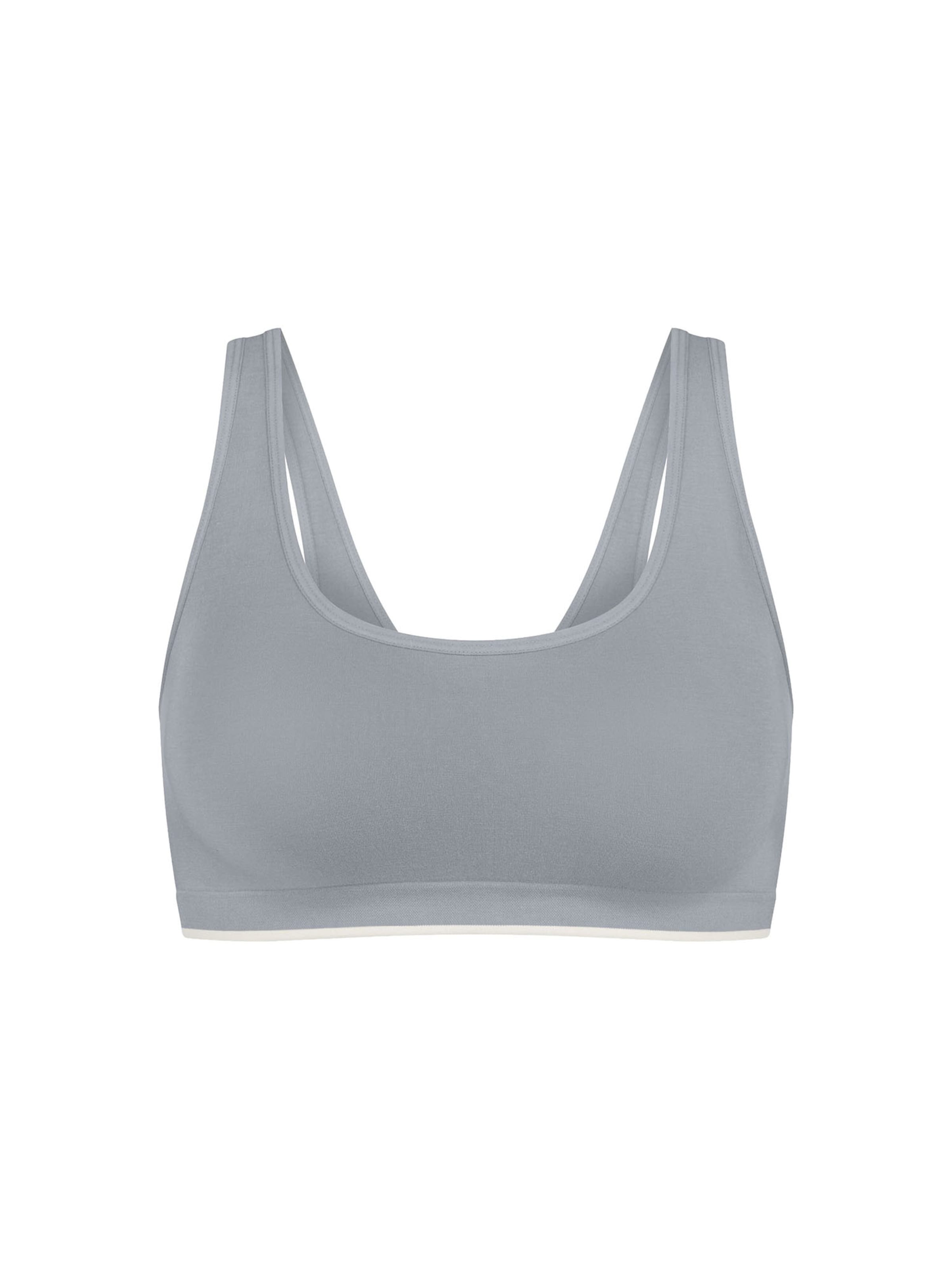 SLOGGI Bustier BH ' Blue Go Sense ' in Grijs: voorkant