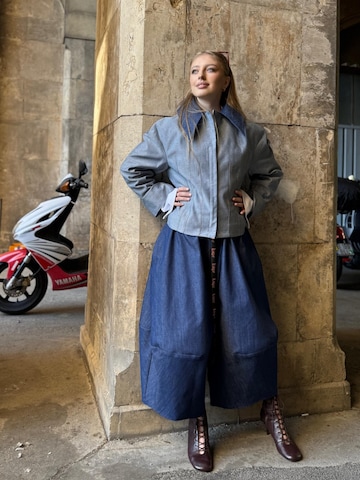 IUnique Wide Leg Hose 'Ballonique Denim'‌‌‌‌ in Blau