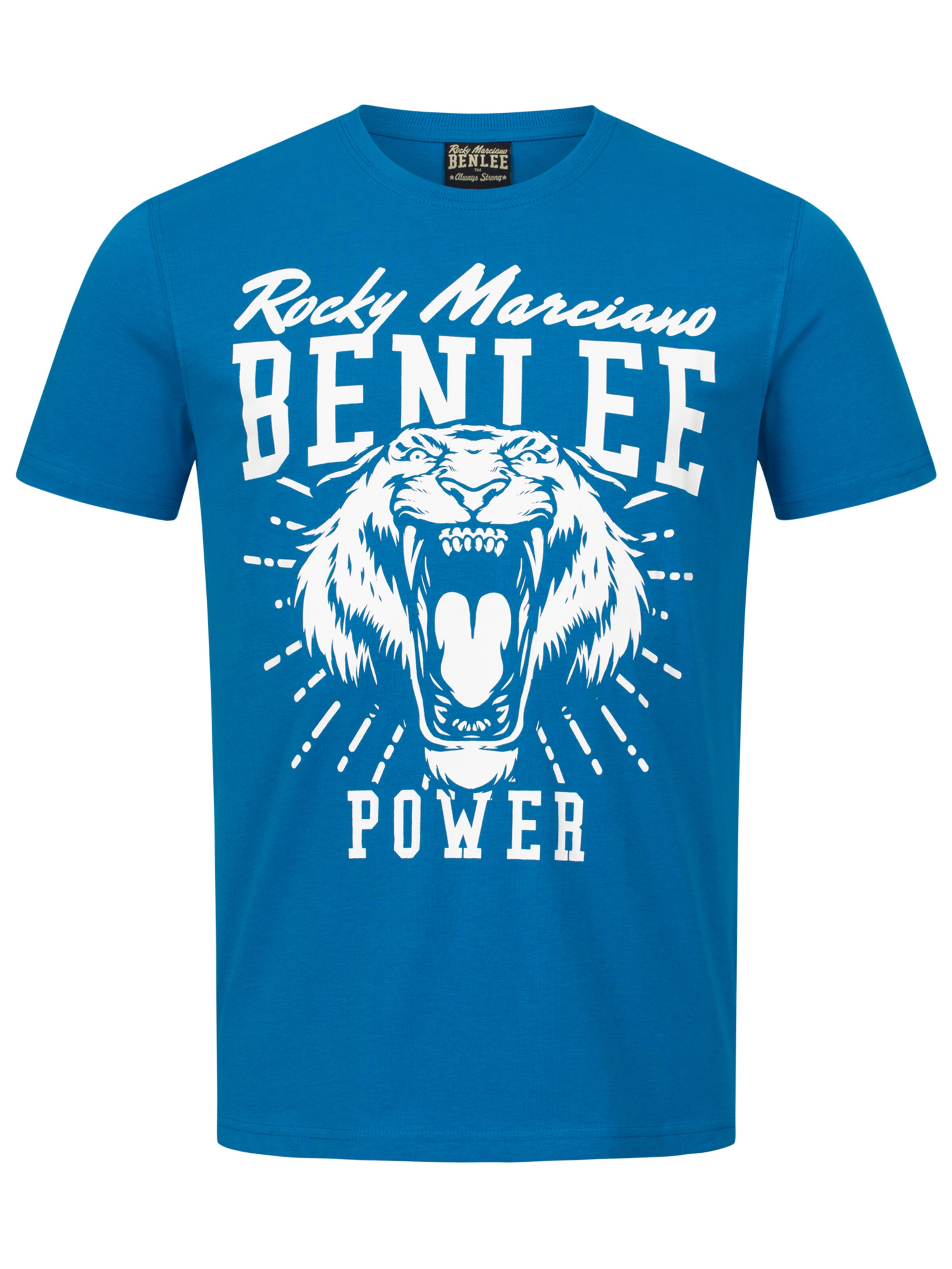 Benlee Функциональная футболка 'Tiger Power' в Синий: спереди