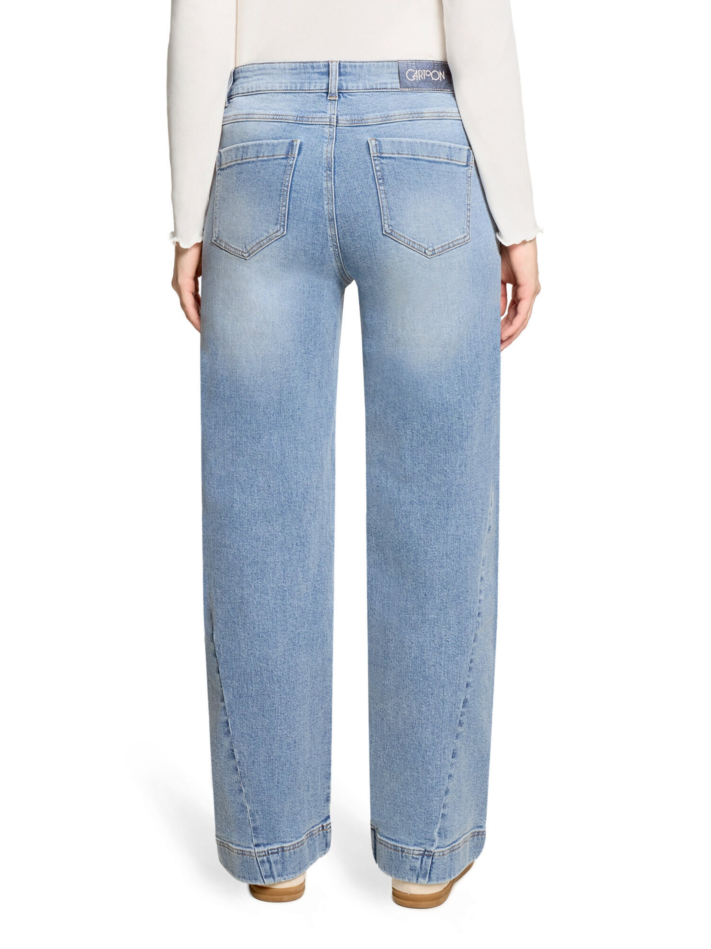 Regular Jean Cartoon en bleu