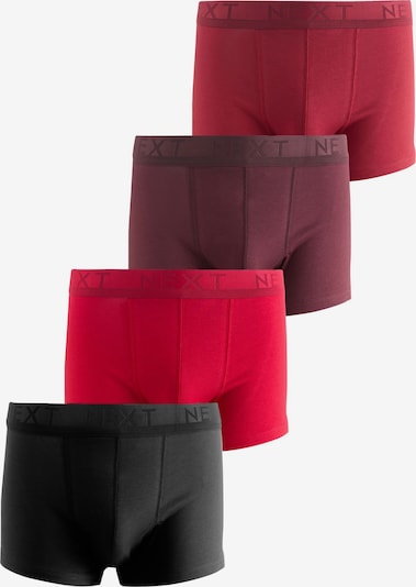 Next Bokserishortsit värissä punainen / viininpunainen / musta, Tuotenäkymä