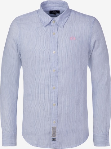 La Martina - Camisa en azul: frente