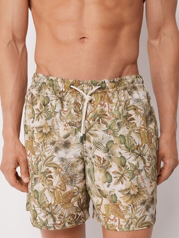 CALZEDONIA Regular Badeshorts 'Formentera' in Grün: Vorderseite