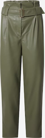 EDITED Широка кройка Панталон с ръб 'Margit' в зелено: отпред