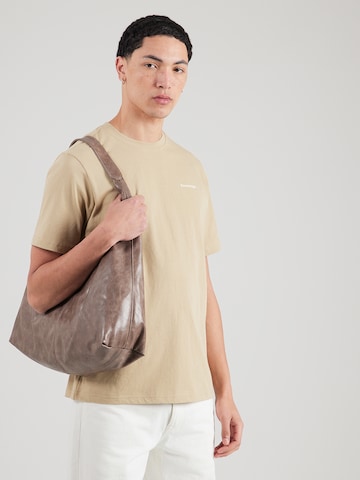 bēšs KnowledgeCotton Apparel T-Krekls