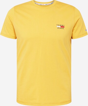 T-Shirt Tommy Jeans en jaune : devant