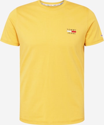 Tommy Jeans Shirt in Yellow: front