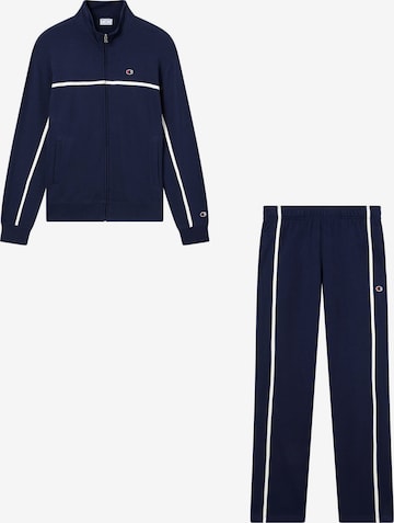 Survêtement Champion Authentic Athletic Apparel en bleu : devant