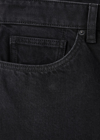 MANGO MAN Tapered Jeans 'Sammy' in Black