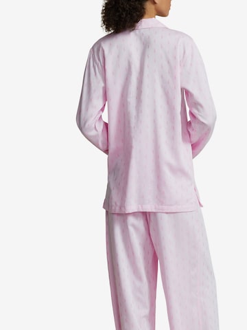 Polo Ralph Lauren Pyjama ' Jacquard Polo Player ' in Roze