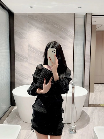 Tomshop24-7 Clutch 'Sati' in Black