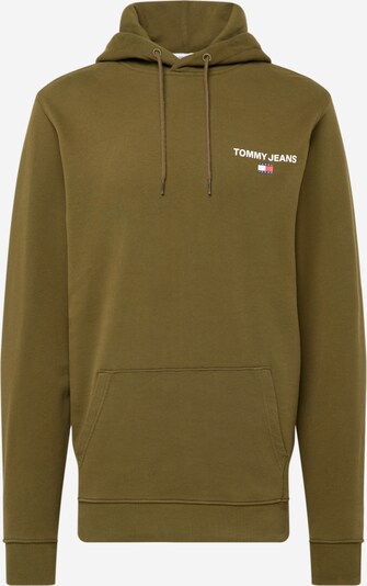 Tommy Jeans Majica | temno modra / oliva / svetlo rdeča / bela barva, Prikaz izdelka