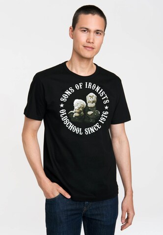 LOGOSHIRT Shirt in Black: front