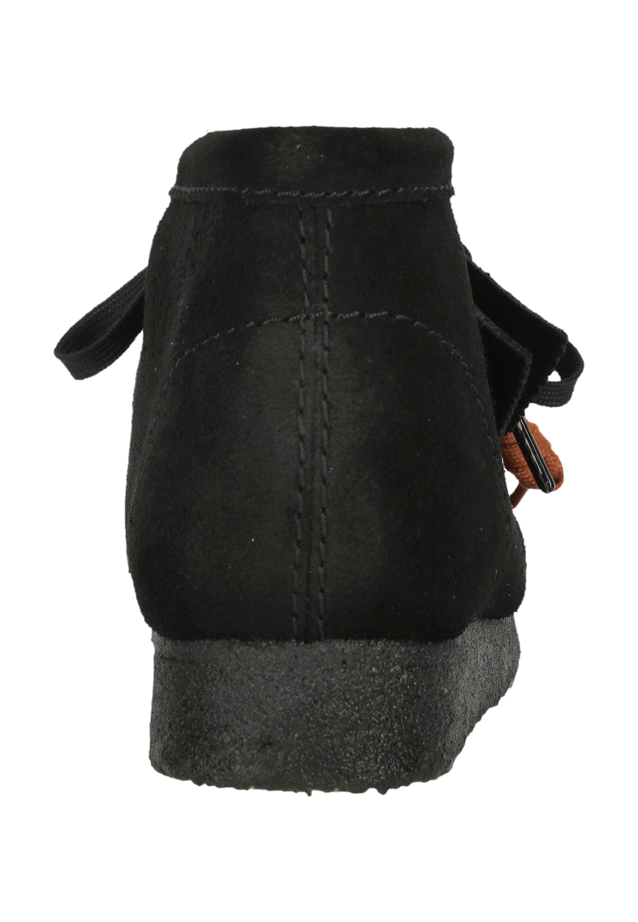 CLARKS Schnürschuhe 'Wallabee Boot' in Schwarz