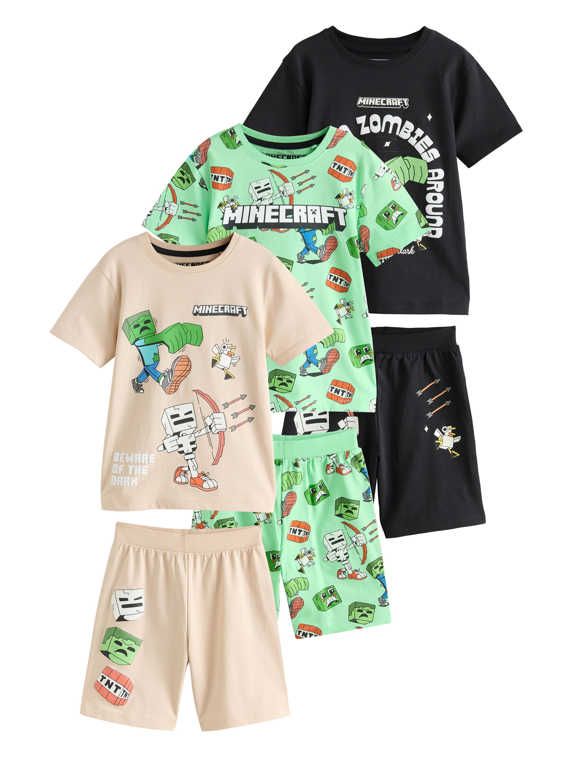 Next Pyžamo 'License Minecraft' – mix barev: přední strana