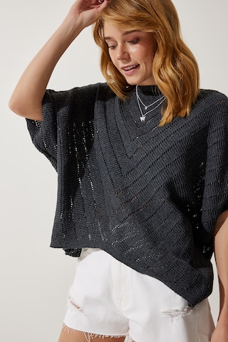 Pullover di Happiness İstanbul in grigio