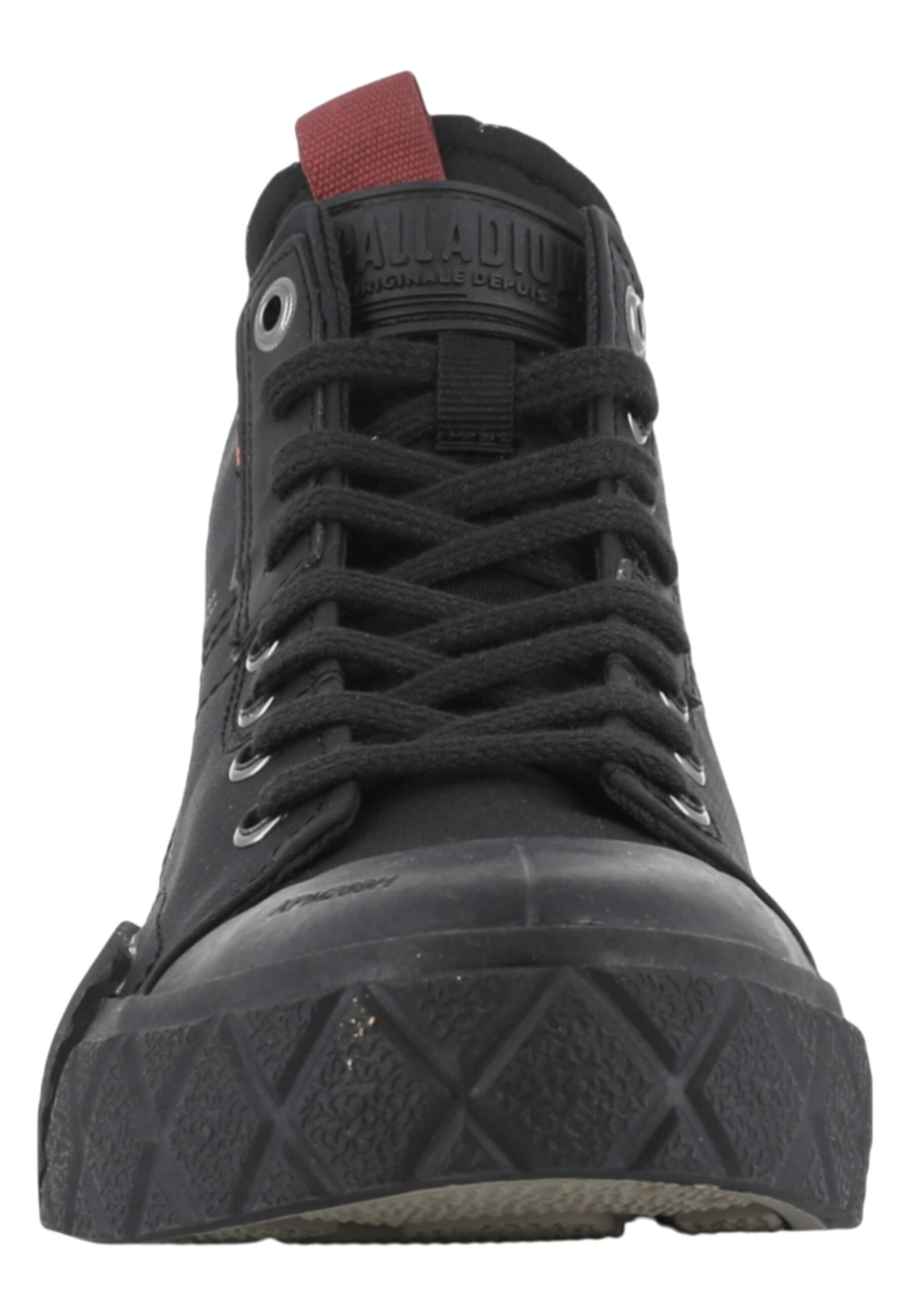 Palladium Sneakers hoog 'Ace City Shel Chukka' in Zwart