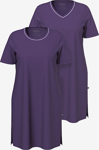 Ulla Popken Nightgown in Purple: front