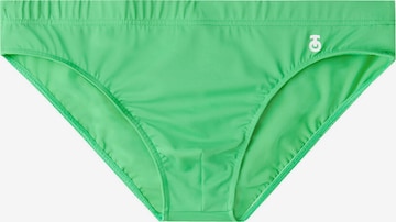 CALZEDONIA Swim Trunks in Green: front