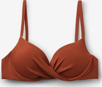 CALZEDONIA Bikinitop 'Premium Fit' in Braun: Vorderseite