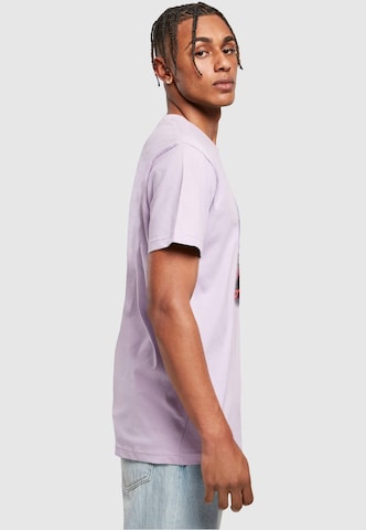 T-Shirt 'Grand Thug Life' Merchcode en violet