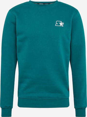 Starter Black LabelSweater majica - zelena boja: prednji dio