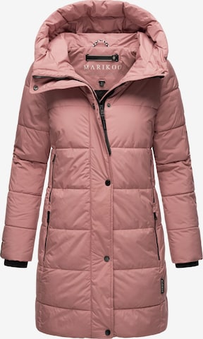Manteau d’hiver 'Karumikoo XVI' MARIKOO en rose : devant
