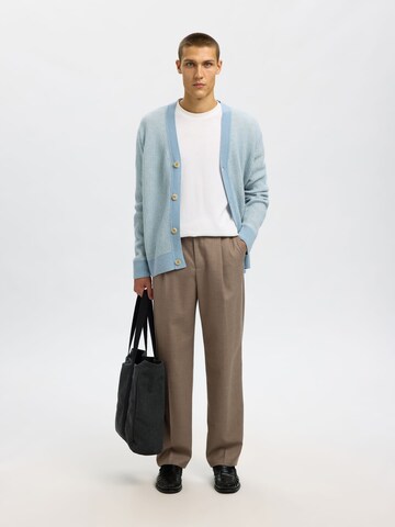 SELECTED Knit Cardigan in Blue