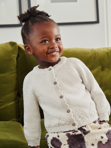 Next Knit cardigan in Beige: front