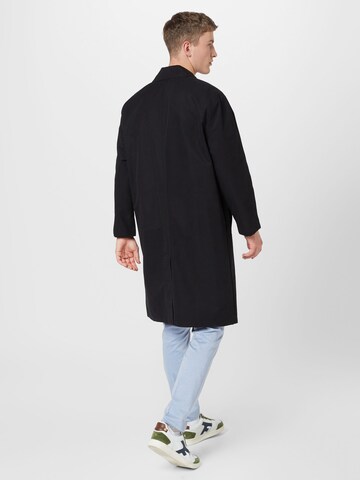 BURTON MENSWEAR LONDON Between-Seasons Coat in Black