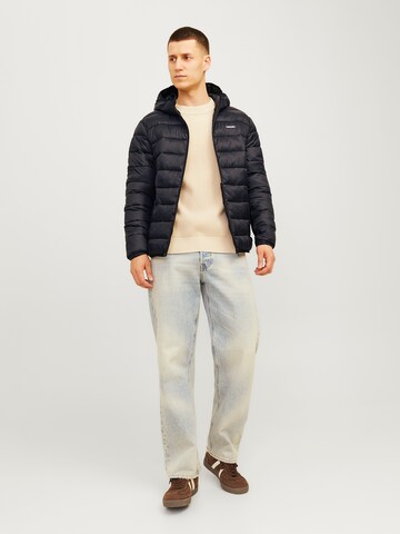 JACK & JONES Overgangsjakke 'JJVINCENT' i sort
