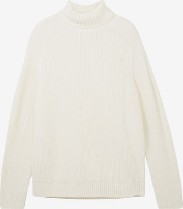 Pullover di TOM TAILOR DENIM in bianco: frontale