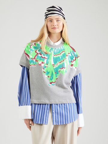 Essentiel Antwerp Mikina 'JOLIES' - Sivá: predná strana