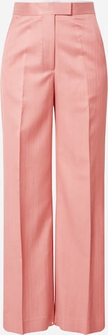 Tiger of Sweden Trousers with creases 'IREZ' in Red: front