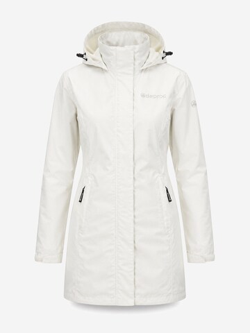 deproc Winterjas 'Outdoorparka LAVAL LONG Damen Outdoorjacke, Regenjacke' in Wit
