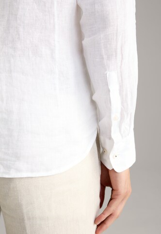 JOOP! Slim fit Button Up Shirt 'Pebo' in White