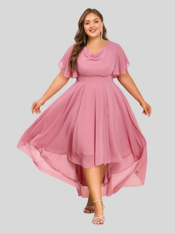 LapaPlus Cocktailkleid in Pink: Vorderseite