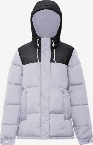 Veste d’hiver FUMO en violet : devant