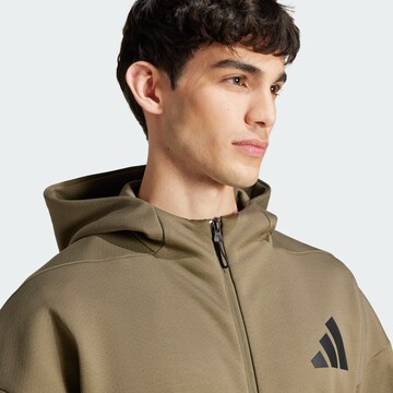 ADIDAS SPORTSWEAR Sports sweat jacket 'Z.N.E.' in Green