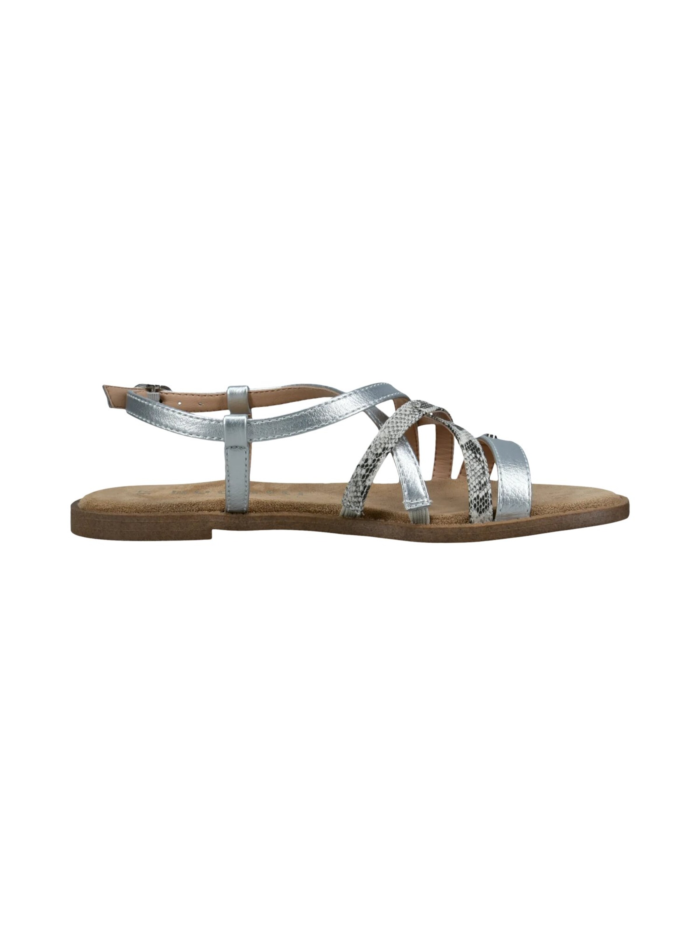 bugatti Sandals in Silver